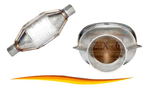 Catalizador Universal Ovalado 2 X 12 Pulgadas