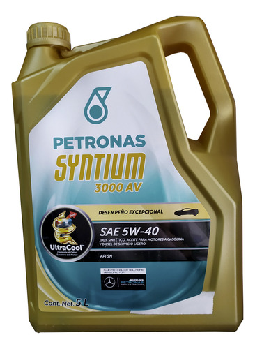 Petronas Aceite Sintetico Syntium 3000 Av 5w-40 5l