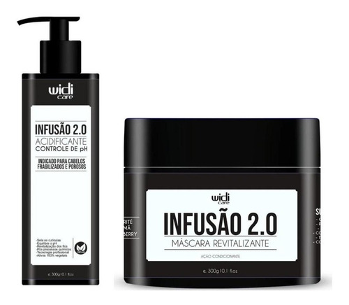 Kit Widi Care Infusão 2.0 Máscara 300g + Acidificante 300g