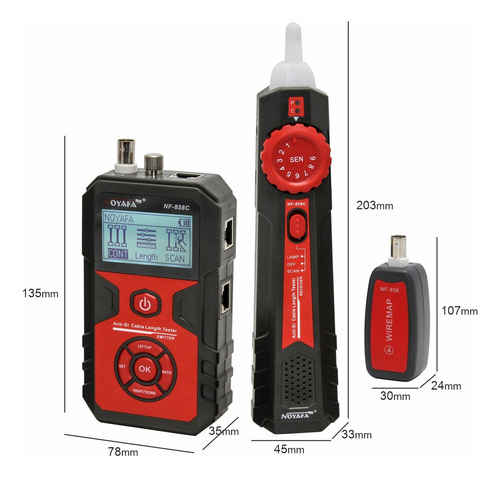 Noyafa Nf-858c Wire Tracker Network Cable Tester