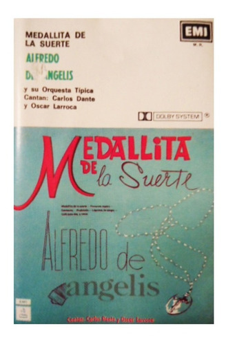 Cassette Tangos Alfredo De Angelis Medallita 