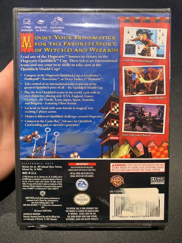 Harry Potter: Quidditch World Cup Nintendo Gamecube Nuevo (Usado)