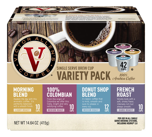 Victor Allen's Coffee - Cpsulas De Caf, Compatible Con Cafet