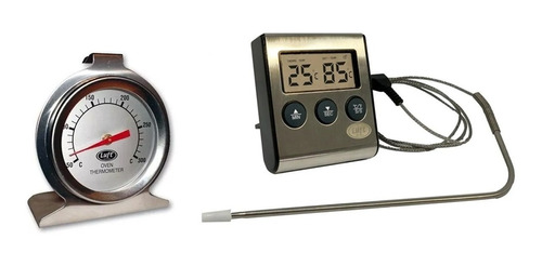 Combo Termometro Para Horno + Digital Espiga Cocina Luft