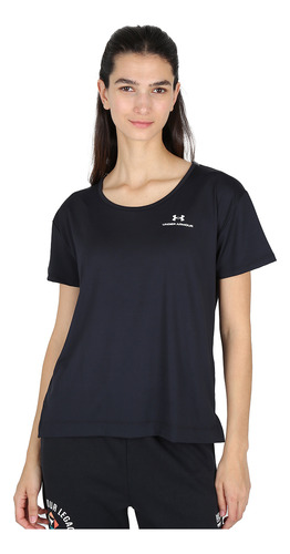 Remera Entrenamiento Under Armour Rush Energy Ss Mujer En Ne