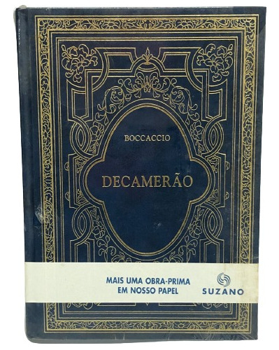 Livro Decamerão Boccaccio Editora Suzano Capa Dura