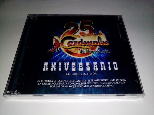 Cardenales De Nuevo León 2 Cd 25 Aniversario Disa 2008 Nuevo