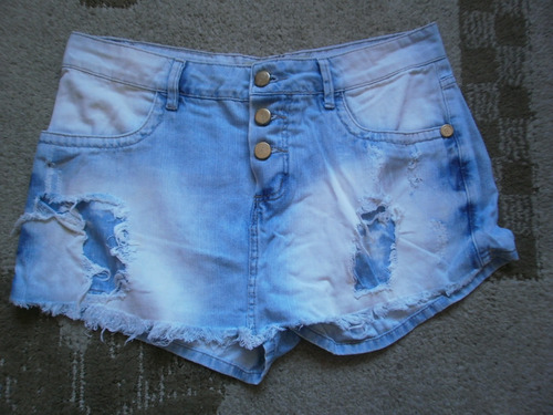 Shorts Saia Jeans Feminino Reverso - Tam 42