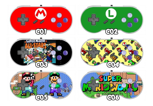 Skins Protector Para Controles Snes Super Nintendo Vinilo