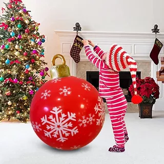 Giant Outdoor Inflatable Ball Christmas Decoration