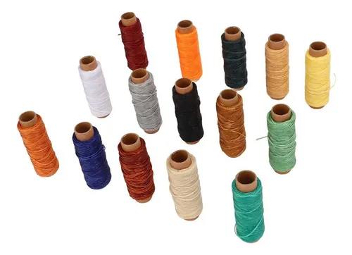 Hilo Encerado For Pulseras 15 Piezas, 15 Colores, 50 Metros