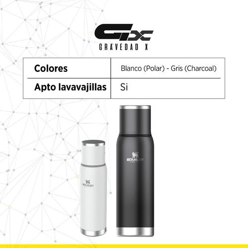 Termo Adventure To Go 1 Lts Stanley Ac Inoxidable. Gravedadx
