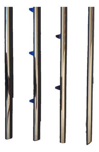 4 Cañuelas Externas Cromadas Honda Accord 1994 -1997 Moldura