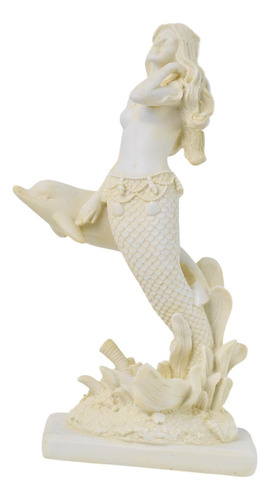 Smermaid Statue Resin Figurine Mapeop Ornament Escultura
