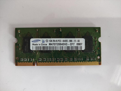 Memoria Ram 1gb Pc2-6400s-666 Para Portátil Samsung Usada