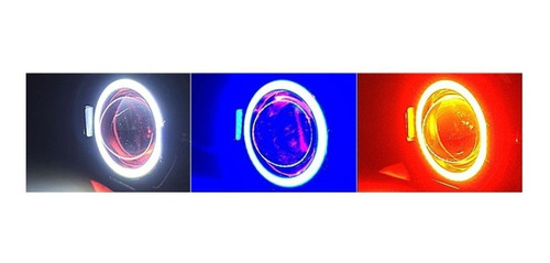 Imagen 3 de 7 de 2 Exploradoras Led Ojo Angel Grande 9000lm Moto Carro Strobe