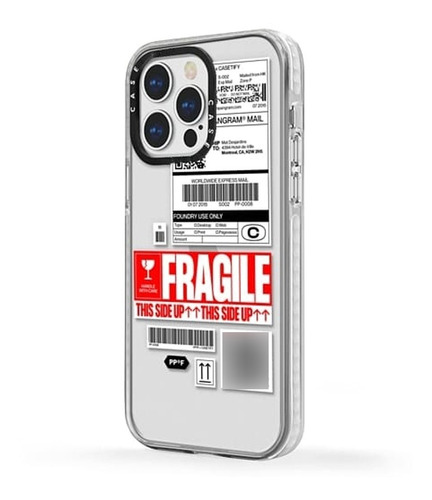 Funda Ticket Fragile Para iPhone 13 + Vidrio
