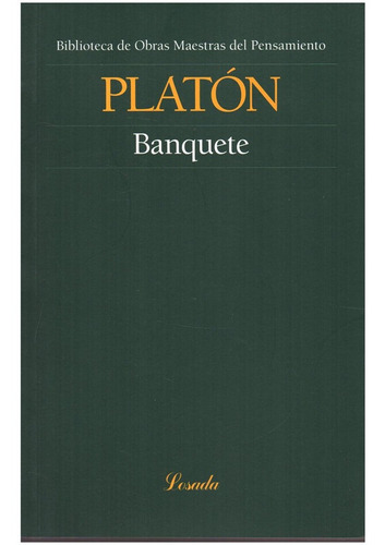 Imagen 1 de 3 de Banquete - Platon - Losada