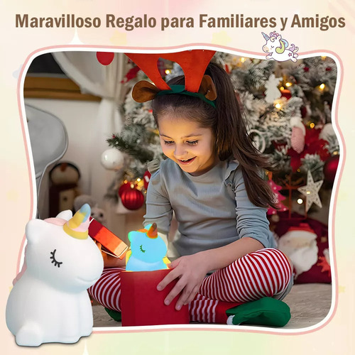 Lámpara De Noche Led De Silicona C/control Táctil Para Niños