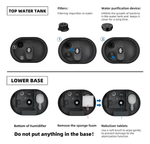 Humidificadores De 5.2 L Recámara Y Plantas, Humidific...