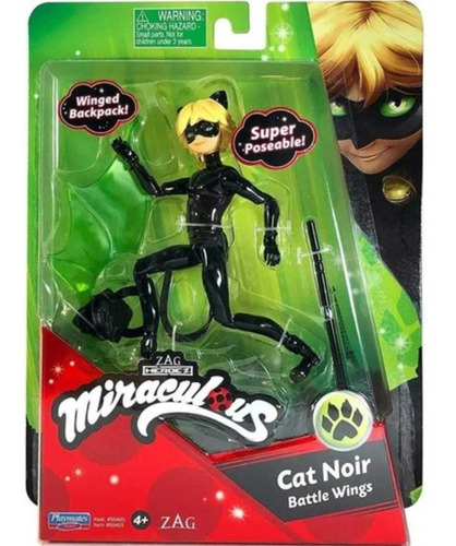 Cat Noir Mini Muñeco Figura Articulada Miraculous