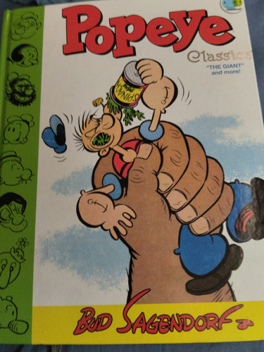 Popeye Classic Comic Tomo Tapa Dura (en Inglés)