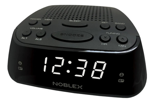 Radio Reloj Noblex Rj960 Despertador Am/fm Con Memoria Cuota