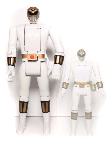 Power Rangers Branco Vira Cabeça Boneco Gigante 20cm Raro (Usado)