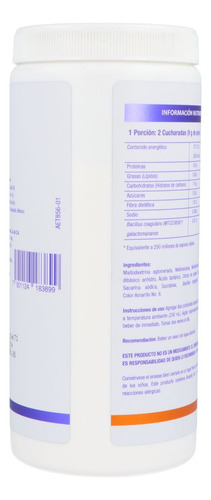 Fibiomet Polvo Frasco Con 270 G - Naranja Naranja