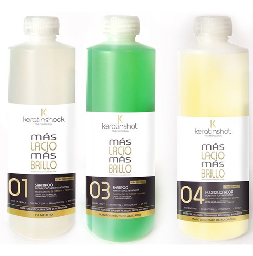 Shampoos Neutro + Pos Tratamientos Y Acondicionador 3 X 250