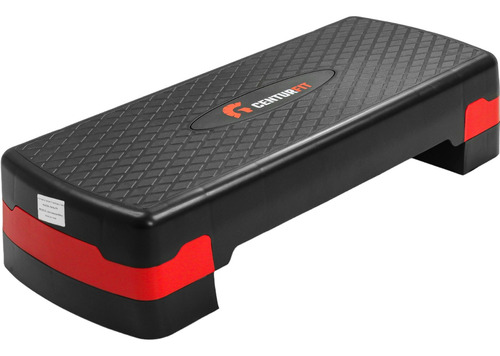 Step Banco Aerobics Fitness Crosfit 9.5 A 15 Cm Ajustable Color Rojo