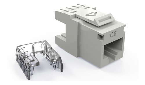 Módulo Keystone Jack Rj45 Cat6 Furukawa, Color Blanco