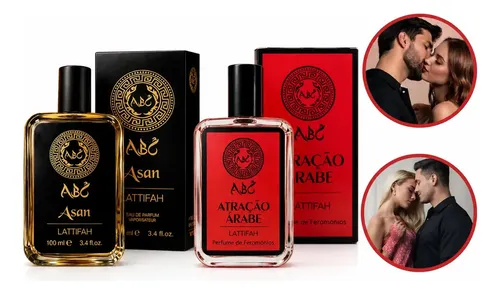Kit 2 Perfumes Asan Abc E Atracão Árabe Masculino 100ml