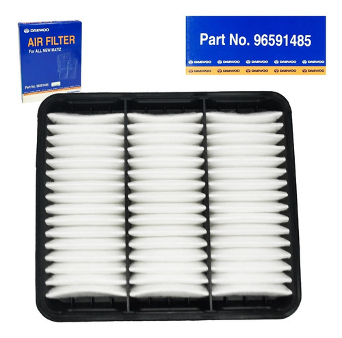 Imagen 3 de 7 de Filtro Aire Motor Chevrolet Spark 2005 2006 2007 2008 Orig