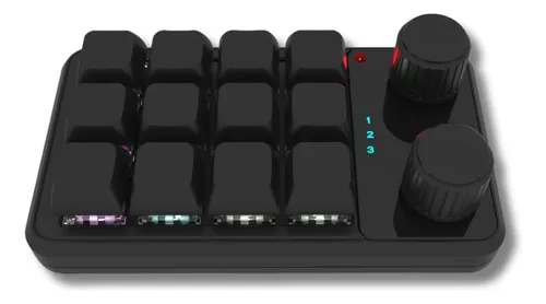 Amitosai Mini Teclado Bt Programable 3 Capas Led