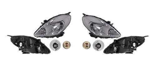 Par De Faros Nissan Versa 2012 2013 2014 Depo 