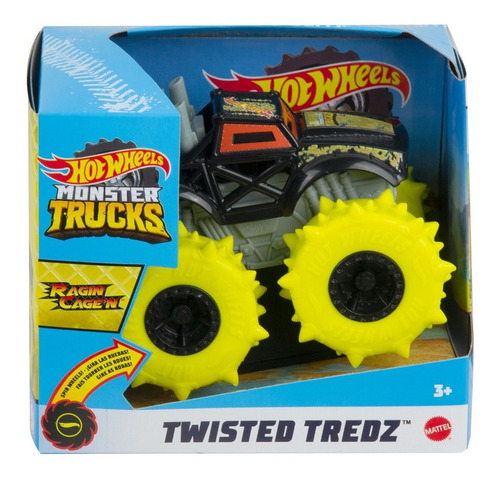 Monster Trucks Twisted Tredz Modelo Ragin Cagen Hot Wheels