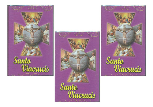 Santo Viacrucis Mini Libro X 3 Unidades