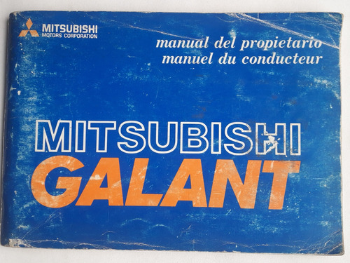 Mitsubishi Galant Manual Del Propietario 