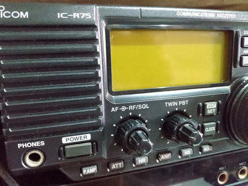 Radio Receptor Icom Ic-r75 Com Dsp Incluso