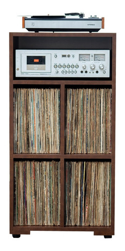 Estante Rack Para Vinil E Vitrola Top-04