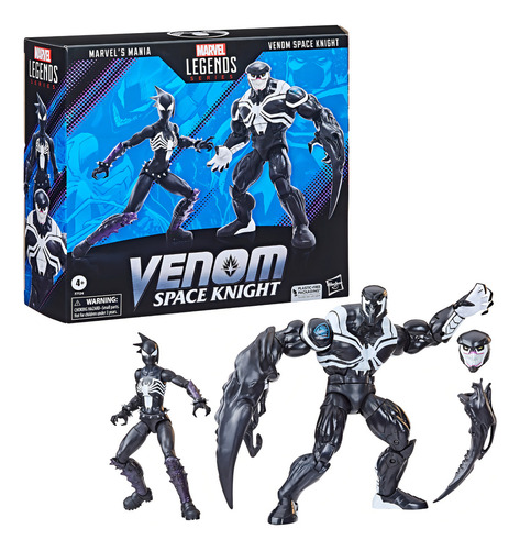 Figuras Hasbro de Venom Space Knight E Mania Marvel Legends