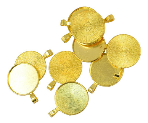 Conjunto De 10 Piezas De Bisel Para Colgantes De Cabujón En
