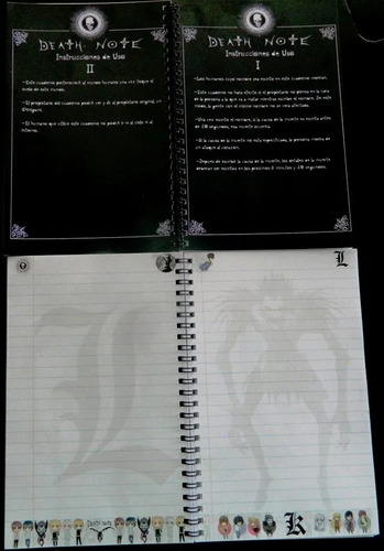 Libreta Death Note Hoja Detallada Varios Modelos Cuaderno