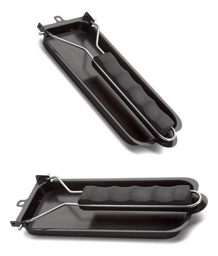Set De 2 Sartén Para Fundir Queso Expert Grill Color Negro