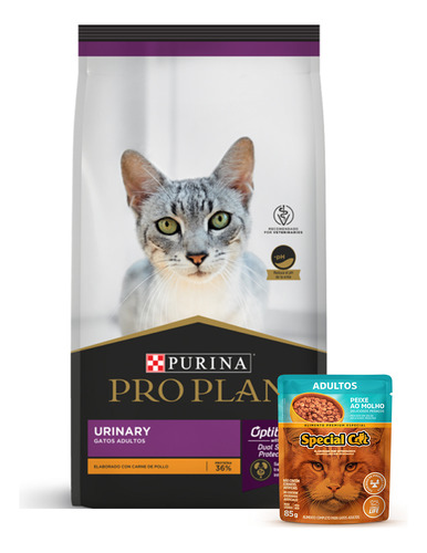 Pro Plan Urinary 3kg + 1 Pouch + Envío