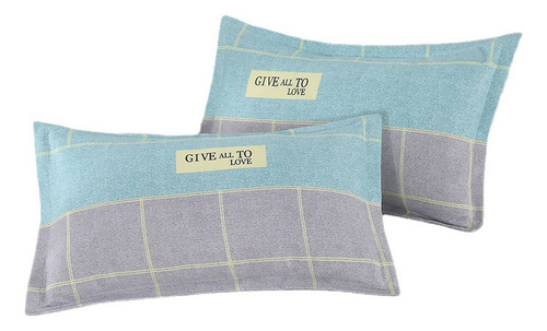 Funda De Almohada Juvenil 48x74cm Par Algodón