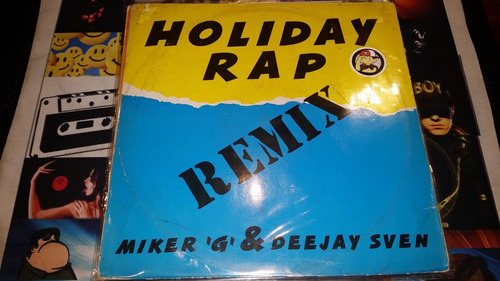 Miker G Holiday Rap Remix Vinilo Maxi Holland Buen Estado