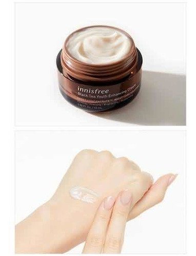 Imagen 2 de 5 de Innisfree Black Tea Youth Enhancing Cream 45ml + Regalo