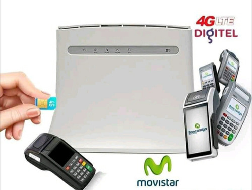 Imagen 2 de 7 de Modem Router Wifi Zte Mf283 4g Lte Movistar Digitel Multibam